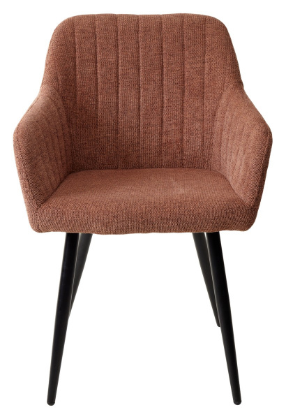 Стул BRANDY WZ2042-08 бронзовый фактурный велюр/ черный каркас М-City
