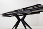 Стол FORIO 160 MATT BLACK MARBLE SOLID CERAMIC / BLACK, ®DISAUR