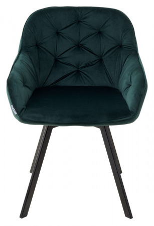 Стул GALE 360 град. поворот. BLUVEL-78 GREEN, велюр/ черный каркас, М-City