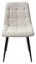 Стул CHIC HE622-01/ HE622-05 топленое молоко, ткань/ черный каркас М-City