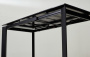 Стол CORNER 120 MATT BLACK MARBLE SOLID CERAMIC / BLACK, ®DISAUR