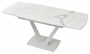 Стол ALATRI 120 GLOSS STATUARIO WHITE SOLID CERAMIC / WHITE, ®DISAUR