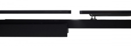 Стол FONDI 180 MARBLES NERO KL-116 Черный мрамор матовый, итальянская керамика/ черн.каркас, ®DISAUR