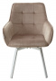 Стул MAVERICK 360 град. поворот. BLUVEL-40 BEIGE/ белый каркас, М-City