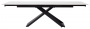 Стол LIVORNO 180 MATT WHITE MARBLE SOLID CERAMIC / BLACK, ®DISAUR